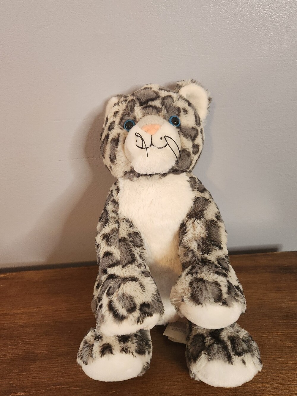 Build-A-Bear Snow Leopard Plush Way Of Lights St Louis Zoo Stuffed Plush 2024